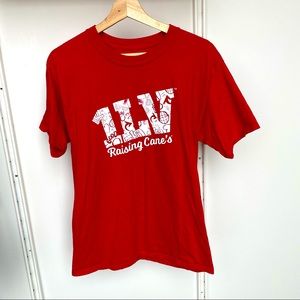 Red Raising Cane’s Crew Tshirt